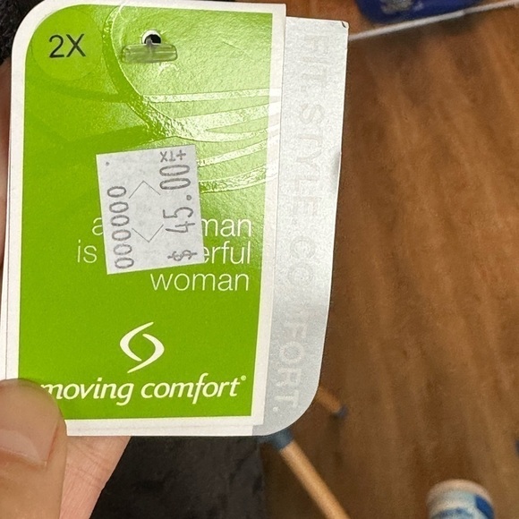 Moving comfort flow burnout tee 2X plus size workout black activewear tshirt NWT - Picture 3 of 6